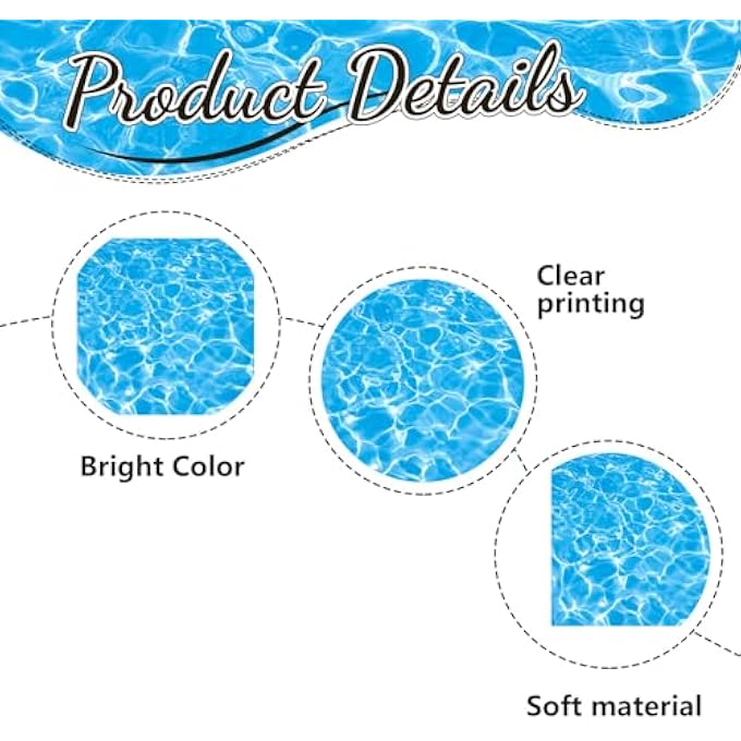 20 SHEETS WAVE PATTERN PAPER NAPKINS, FLOWING WATER TEXTURE NAPKINS, SUMMER FRESH NAPKINS, SWIM PARTY DECORATIONS, SUMMER CARNIVAL - Image 4